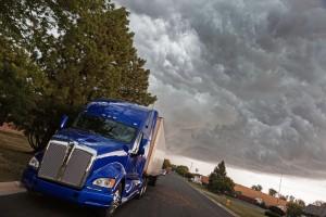 Semi-truck Towing Tacoma